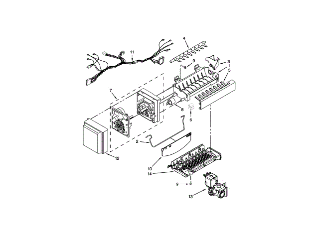 WHIRLPOOL W11029433 WIRING HARNESSES