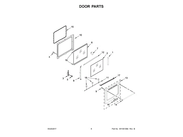 WHIRLPOOL W11025151 INSULATION