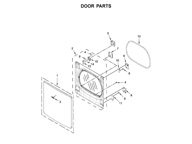 WHIRLPOOL W10902777 AIR CLEANER REPLACEMENT PARTS