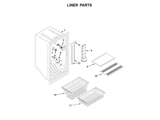 WHIRLPOOL W11047286 AIR CLEANER REPLACEMENT PARTS