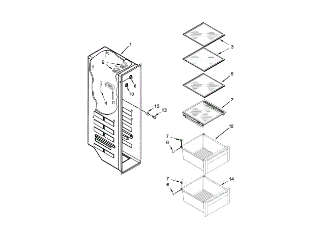 WHIRLPOOL W11037218 AIR CLEANER REPLACEMENT PARTS