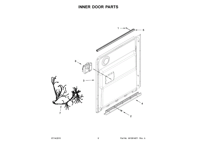 WHIRLPOOL W11035418 WALL BRACKETS & PARTS