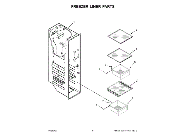 WHIRLPOOL W11130204 AIR CLEANER REPLACEMENT PARTS
