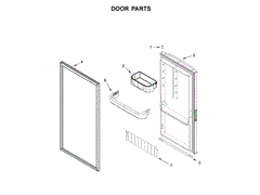 WHIRLPOOL W11102846 AIR CLEANER REPLACEMENT PARTS