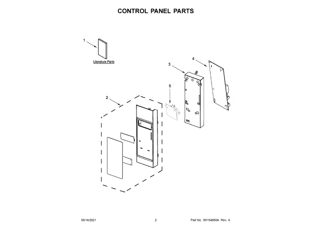 WHIRLPOOL W11117593 DISPLAY CONTROL BOARDS