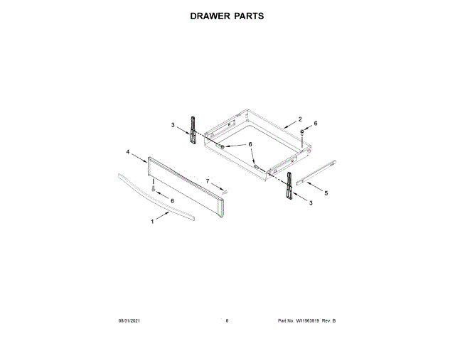 WHIRLPOOL W11107877 HANDLES