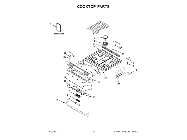 WHIRLPOOL W11104127 BUMPERS