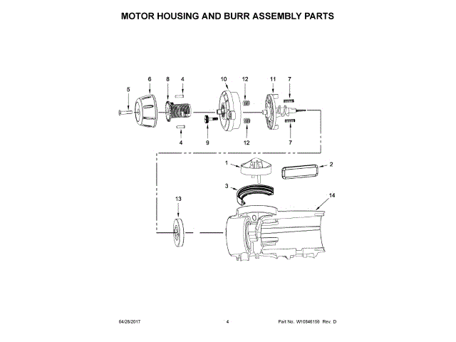 WHIRLPOOL W11109860 AIR CLEANER REPLACEMENT PARTS