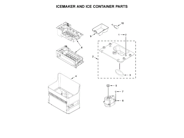 WHIRLPOOL W11099790 ICEMAKING EQUIPMENT
