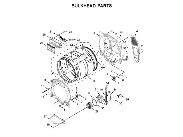 WHIRLPOOL W11135008 AIR CLEANER REPLACEMENT PARTS