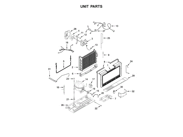 WHIRLPOOL W11174634 COMPRESSOR PARTS & ACCESSORIES