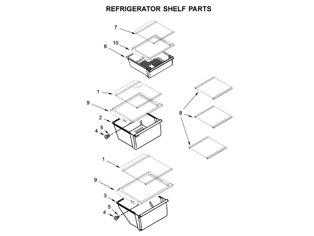 WHIRLPOOL W11174619 AIR CLEANER REPLACEMENT PARTS