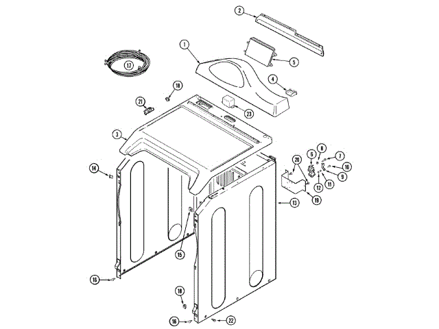 WHIRLPOOL W11164114 WALL BRACKETS & PARTS