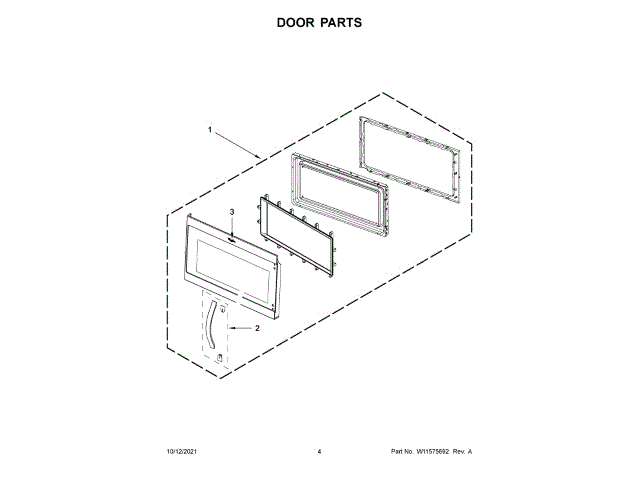 WHIRLPOOL W11173823 WALL BRACKETS & PARTS