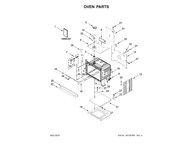 WHIRLPOOL W11132988 WIRING HARNESSES