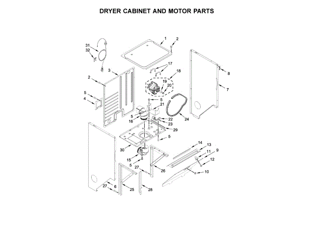 WHIRLPOOL W11205493 WALL BRACKETS & PARTS