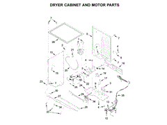WHIRLPOOL W11179188 DUCT BRACKETS