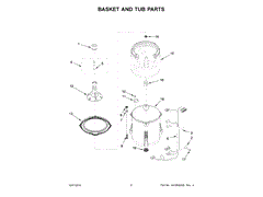 WHIRLPOOL W11205049 BLOWER HOUSING & ASSEMBLIES