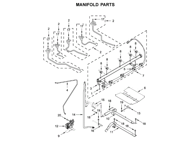 WHIRLPOOL W11204348 AIR CLEANER REPLACEMENT PARTS