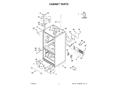 WHIRLPOOL W11204565 HINGES, LATCHES, MOUNTING BRACKETS, CLIPS