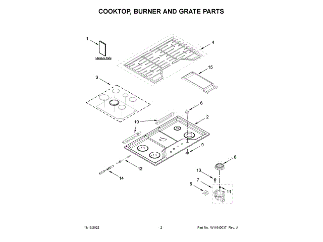 WHIRLPOOL W11205318 AIR CLEANER REPLACEMENT PARTS