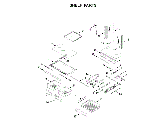 WHIRLPOOL W11222066 DUCT END CAPS