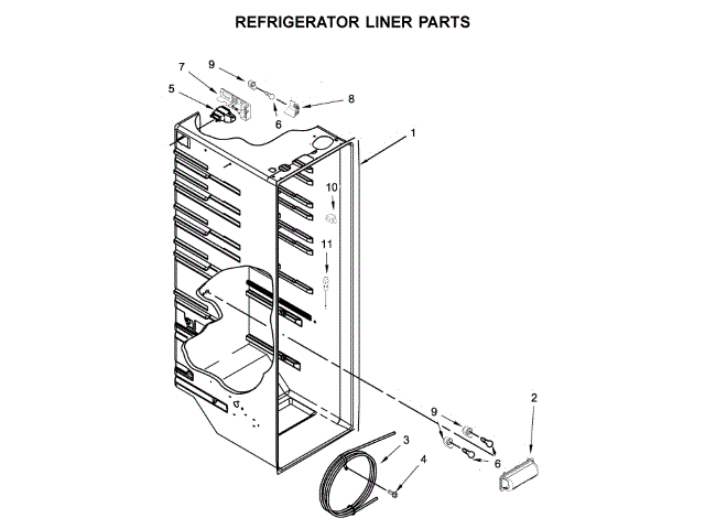 WHIRLPOOL W11216941 AIR CLEANER REPLACEMENT PARTS