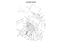 WHIRLPOOL W11224721 AIR CLEANER REPLACEMENT PARTS
