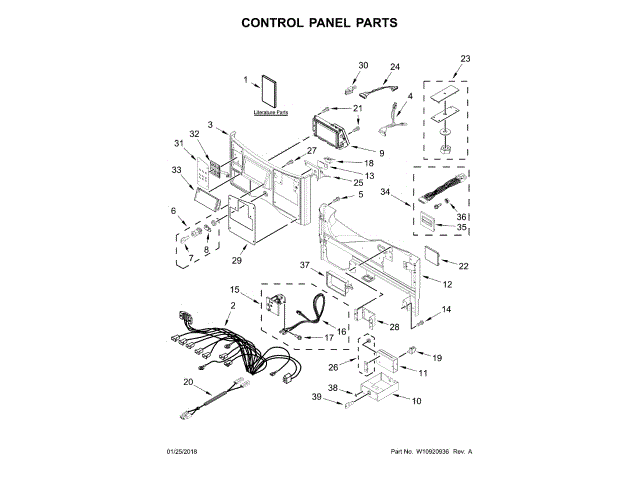 WHIRLPOOL W11228120 CONTROL BOARDS