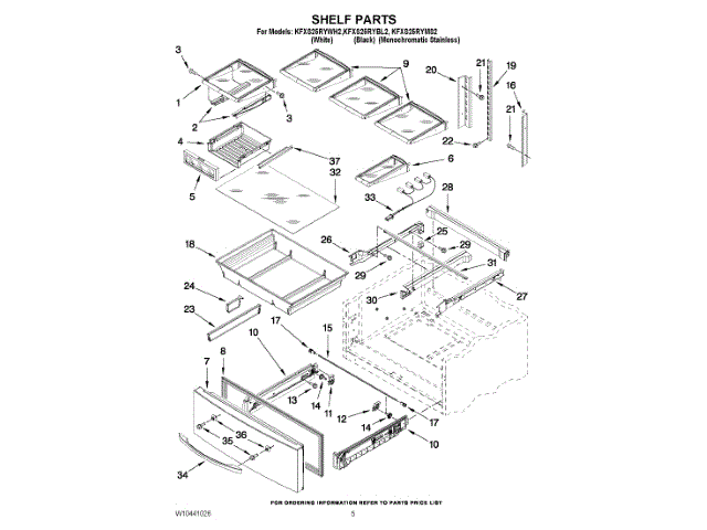 WHIRLPOOL W11243759 WALL BRACKETS & PARTS