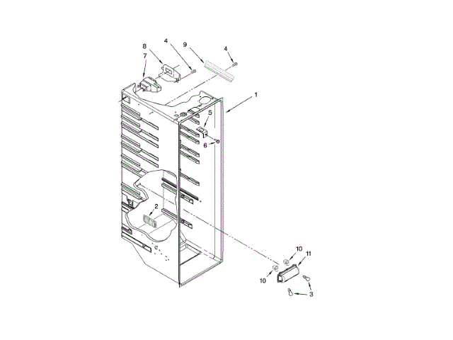 WHIRLPOOL W11239891 REFRIGERATORS AND COOLERS