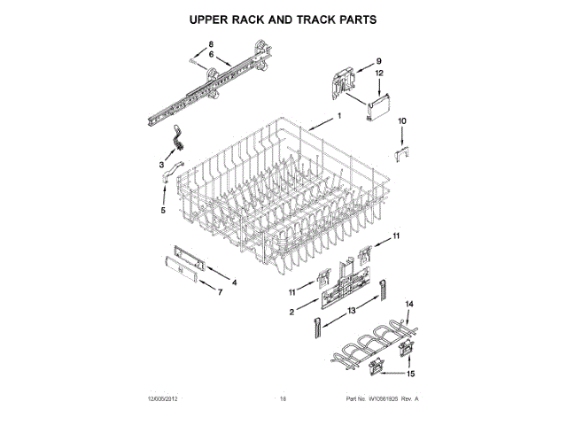WHIRLPOOL W11238398 AIR CLEANER REPLACEMENT PARTS