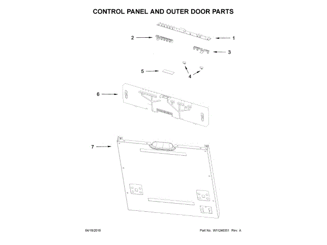 WHIRLPOOL W11243342 CONTROL & CIRCUIT BOARDS