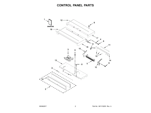 WHIRLPOOL W11233570 WIRING HARNESSES