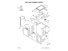 WHIRLPOOL W11252738 AIR CLEANER REPLACEMENT PARTS