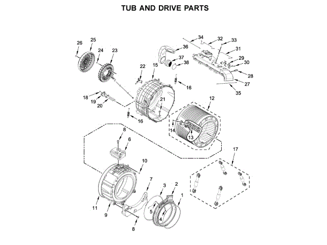 WHIRLPOOL W11269200 AIR CLEANER REPLACEMENT PARTS