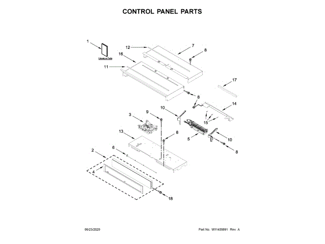 WHIRLPOOL W11261164 CONTROL BOARDS