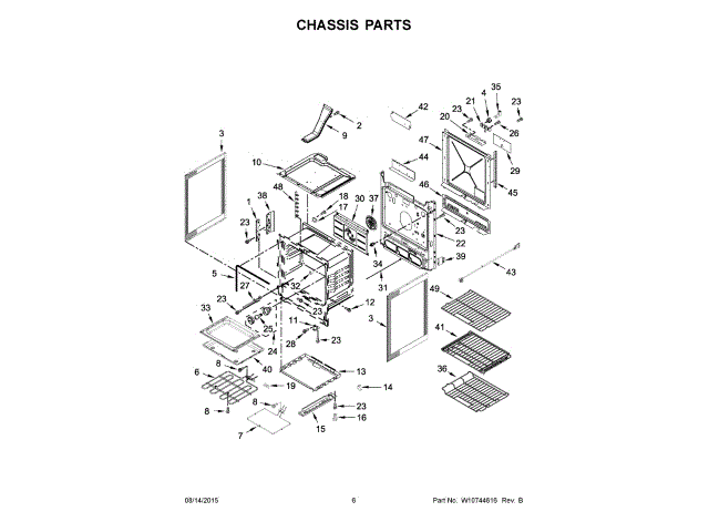 WHIRLPOOL W11256463 WALL BRACKETS & PARTS