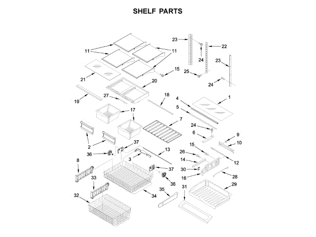 WHIRLPOOL W11268538 FREEZERS