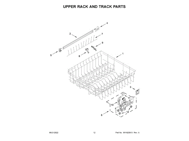 WHIRLPOOL W11267702 AIR CLEANER REPLACEMENT PARTS