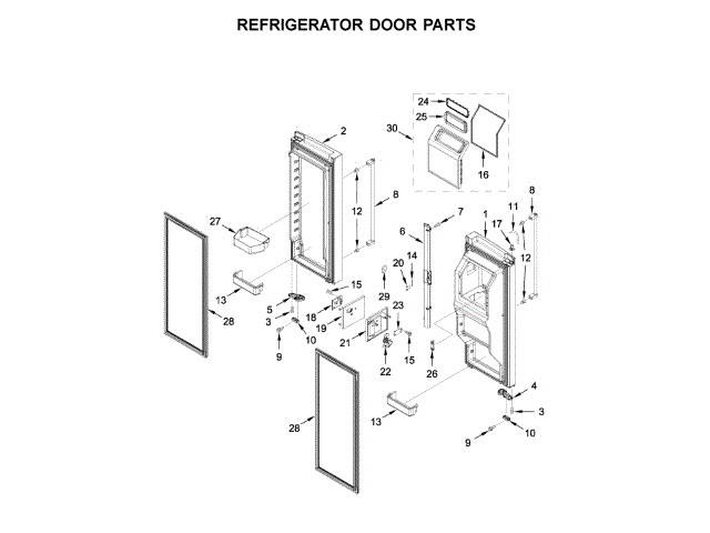 WHIRLPOOL W11268536 GAS VALVE ASSEMBLIES
