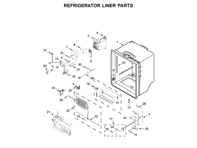 WHIRLPOOL W11291123 EVAPORATORS & UNIT COOLERS