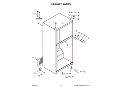 WHIRLPOOL W11256723 BLOWER HOUSING & ASSEMBLIES