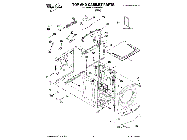 WHIRLPOOL W11252474 HUMIDIFIER HOSES