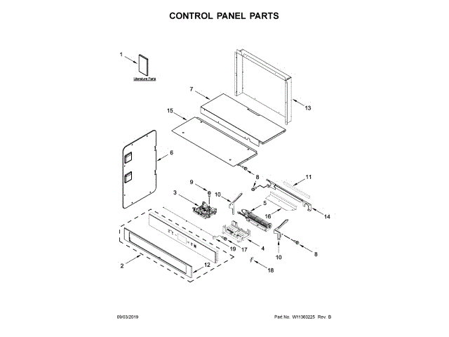 WHIRLPOOL W11294389 CONTROL BOARDS