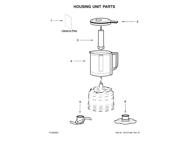 WHIRLPOOL W11310462 AIR CLEANER REPLACEMENT PARTS