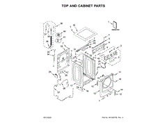 WHIRLPOOL W11316253 AIR CLEANER REPLACEMENT PARTS