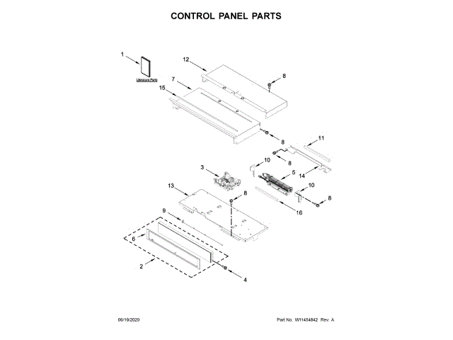 WHIRLPOOL W11296171 CONTROL & CIRCUIT BOARDS