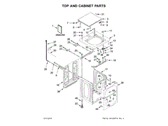 WHIRLPOOL W11312584 AIR CLEANER REPLACEMENT PARTS