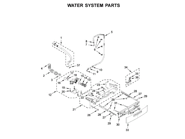 WHIRLPOOL W11321012 AIR CLEANER REPLACEMENT PARTS